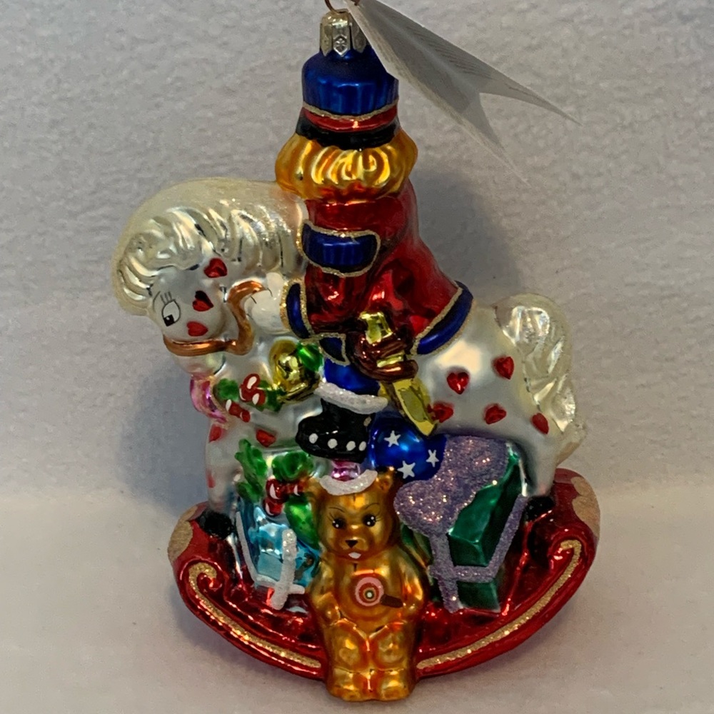 Christopher Radko Rocking Cracker Ornament - Picture 4 of 12